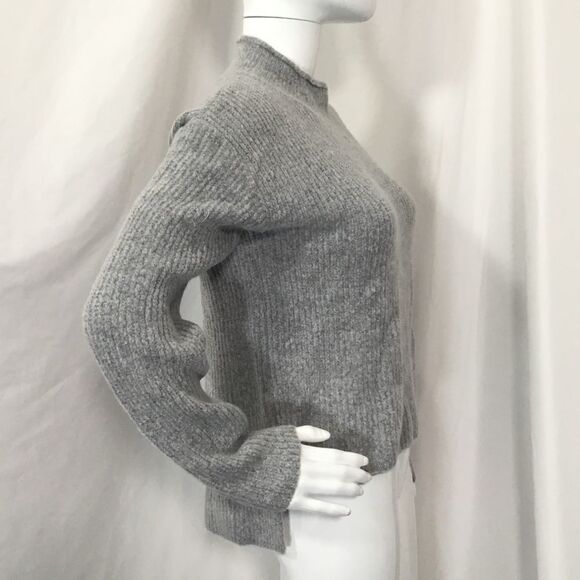 Cotton Emporium Mock Neck High Low Sweater (H6) - Picture 4 of 6